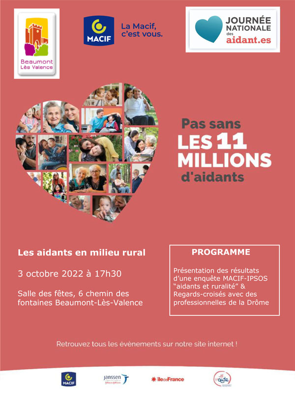 Affiche du regard croisé de Beaumont Lès Valence le 03/10/2022